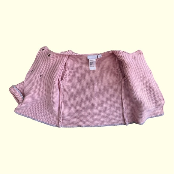 Elegant Baby Pale Pink Knit 6months Baby Cardigan - Picture 2 of 6